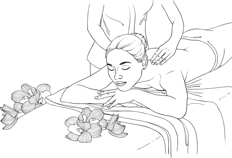 Logotipo em preto e branco sobre fundo branco, apresentando um design simples e elegante.